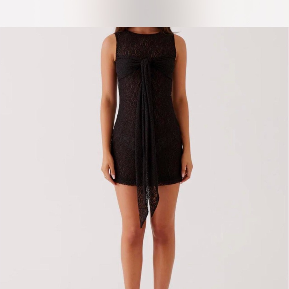 Peppermayo Black Lace Dress